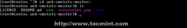 Switch to Web-Vmstat Folder