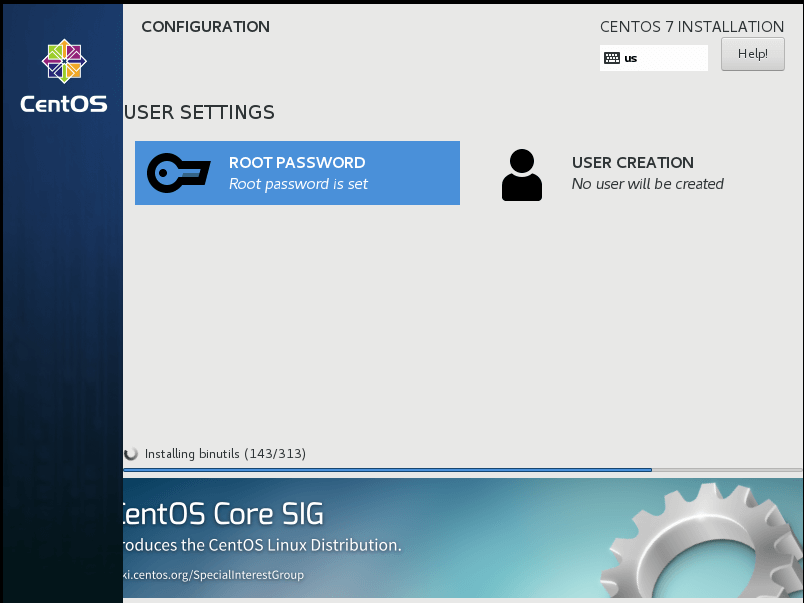 CentOS 7 Installation