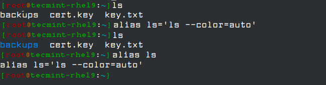 Create Alias for Command