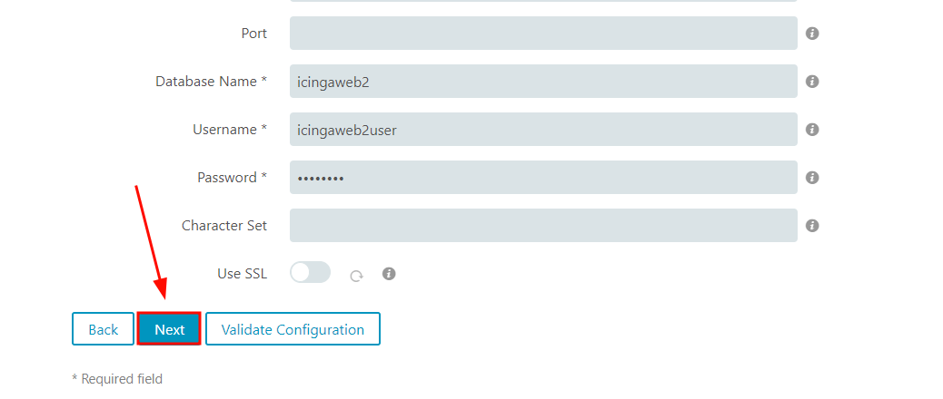 Icingaweb2 Validate Confirmation