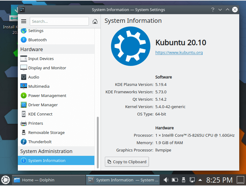 Kubuntu Linux