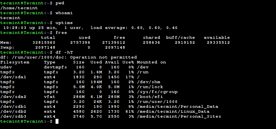 Linux Command Line Interface