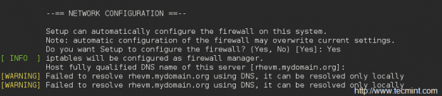 Network Configuration