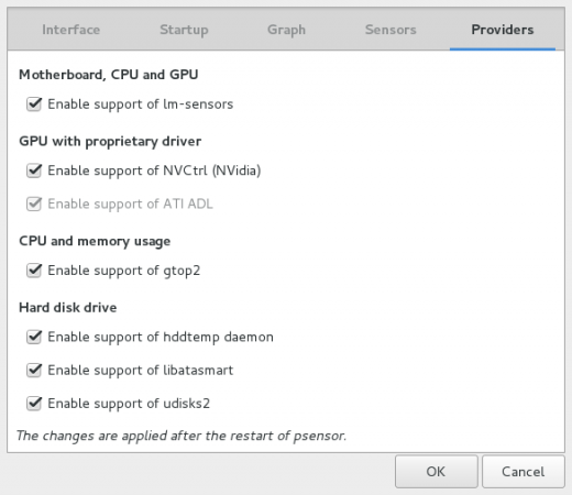 Psensor Configuration Control