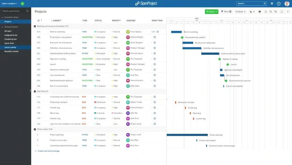 OpenProject - Project Management Platform